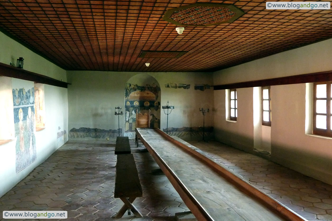 Melnik - Rozhen monastery refectory